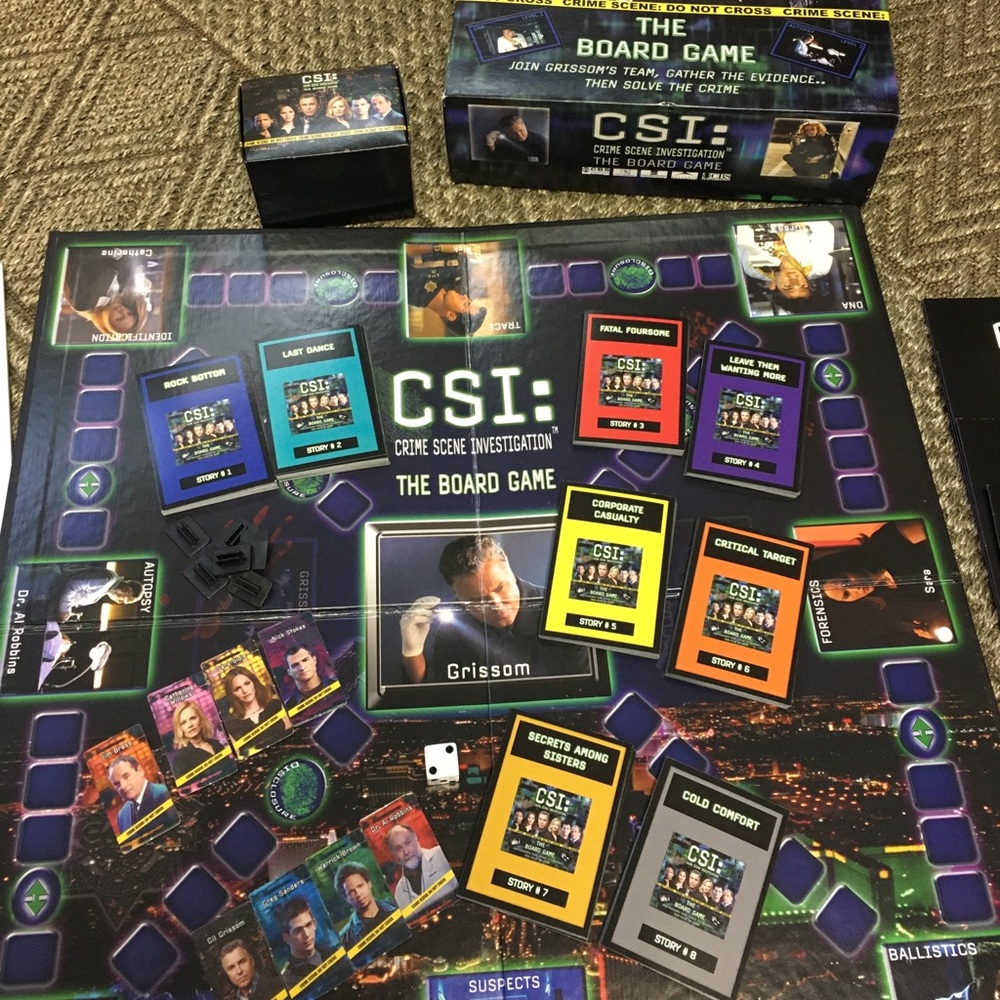 CSI,Crime Scene Investigation, Board Game,Complete - Picture 6 of 8